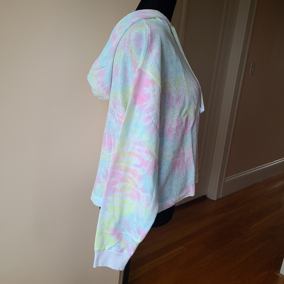 Pink Mesh Pullover Tie Dye - Picture 5 of 8